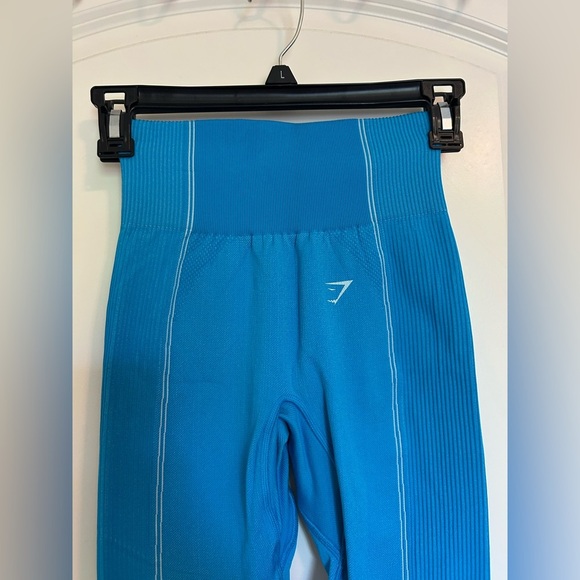 Gymshark Blue Women's ultra seamless high waisted Leggings - Picture 6 of 9